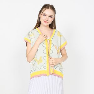Butterfly Vest Polycotton Knit