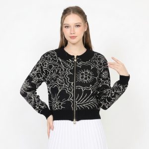 Garbera Cardigan Knit Double Zipper Premium