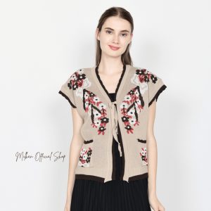 Cania Vest Polycotton Knit