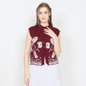 Raveline Vest Knit Cotton Viscose Wanita