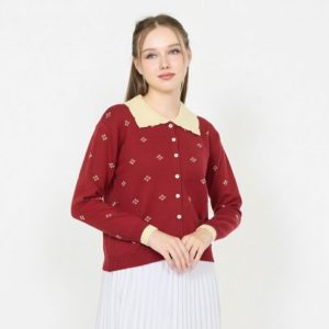 Havana Cardigan Premium Kerah Ruffle