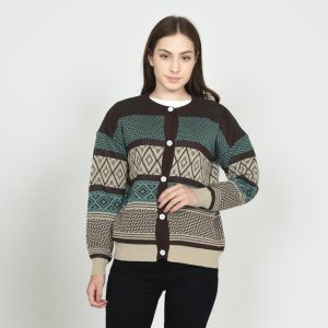 Misqa Etnic Knit Cardigan Premium